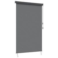 estor enrollable gris claro 60 x 250 cm tela y aluminio vidaxl
