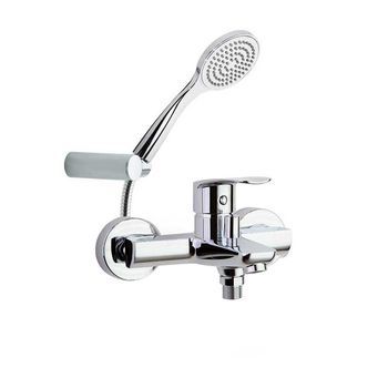 Ramonsoler 570502t1 New Fly Grifo Monomando Bañera Con Equipo De Ducha Cromo