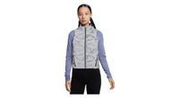 chaqueta termica sin mangas nike swift gris  mujer