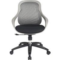 alphason croft mesh tilting operator chair - grey grey