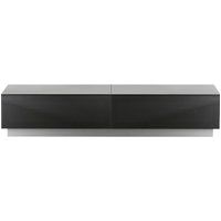 element modular 1700 mm tv stand - black black