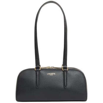 Lacoste Bolso de mano Bolso de hombro Champs-Élysées Cuero Negro para mujer