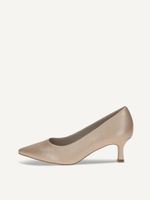 caprice pumps beige made of leather with queenie size 40