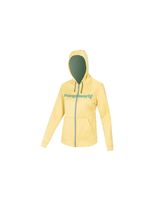 chaqueta con capucha amarilla de montana transworld liena mujer