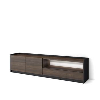 Mueble Tv, Televisión, Muebles De Salón, Almacenaje, 207x50x37 Cm, Para Tv Hasta 80