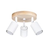 plafon elluae blanco 3 luces