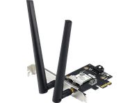 tarjeta de red - asus pce-ax1800 pci wi-fi 6 doble banda bt 52 seguridad wpa3 ofdma mu-mimo negro