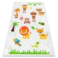 alfombra lavable junior 52104801 safaris animales para ninos antide 200x290 cm