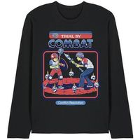 steven rhodes camiseta manga larga trial by combat para mujer