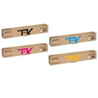 original multipack kyocera ecosys m8130cidn printer toner cartridges 4 pack -tk8115k