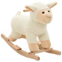 ovejita balancin de peluche blanco 78x34x58 cm vidaxl