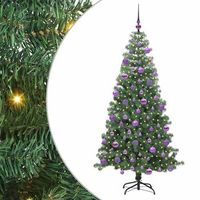 arbol de navidad verde 240 cm pvc vidaxl