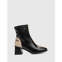 rockaway botines botin 84581b negro para mujer
