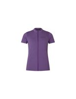 camiseta de ciclismo endura loop ss zipped htr mujer heather