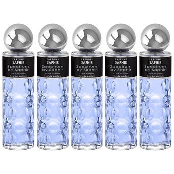 Pack De 5 Eau De Parfum Hombre Saphir Spectrum 200 Ml