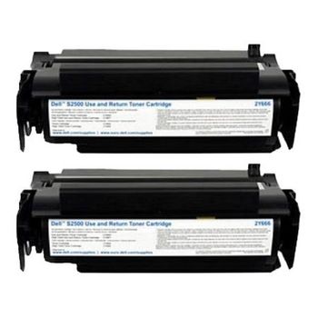 Original Multipack Dell S2500n Printer Toner Cartridges (2 Pack) -593-10024