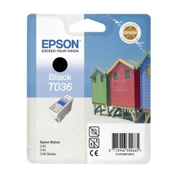 Epson T036 (T036140) Black Original Ink Cartridge (Beach Hut)