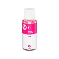 botella de tinta original hp 31 magenta 70ml