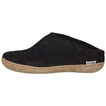 Glerups Pantuflas DK Charcoal Lammwollfilz para hombre