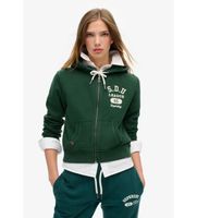 superdry para mujer w2012164a sudadera athletic essentials verde l casual algodon