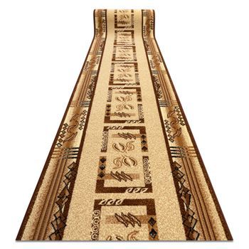 Alfombra De Pasillo Bcf Jaś Beige  100 Cm 100x450 Cm