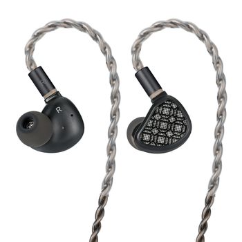 Kefine Arnar Planar + Knowles BA - Auriculares intrauditivos híbridos con boquillas de ajuste de acero inoxidable reemplazables