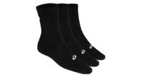 calcetines asics crew negro unisex 3 pack