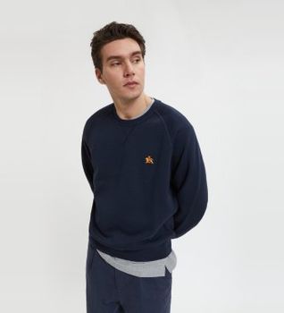 Baracuta para hombre. BRFEL0045UT2768 Sudadera Logo marino (L), Casual, Algodón