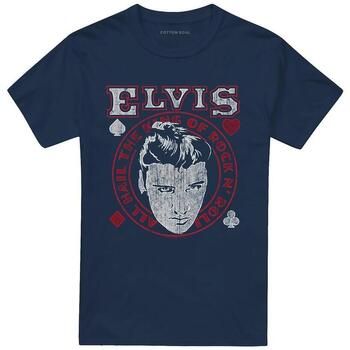 Elvis Presley Camiseta Hail The King para hombre