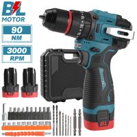 taladro percutor electrico sin escobillas de 168v y 90nm 203 ajustes de torque destornillador de impacto inalambrico herramienta electrica para trabajar la madera