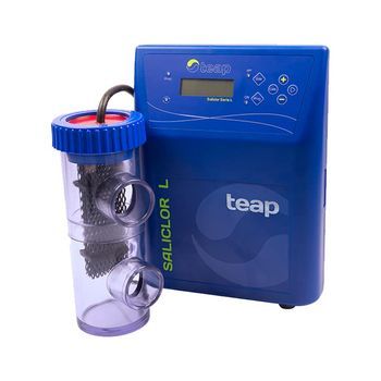 Clorador Salino Agua Piscina Saliclor L Teap Compacto Lcd Auto 20-220m3 - L120 34g/h