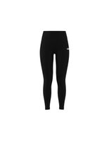 mallas adidas linear cotton mujer negroblanco