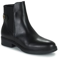 tommy hilfiger botines coin leather flat boot para mujer