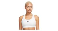 sujetador de sujecion media nike swoosh blanco