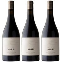 aiurri vino tinto con crianza en roble frances y hormigon elabor 75 cl 14  pack 3 botellas
