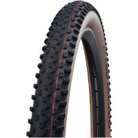 schwalbe racing ray evo super race tubeless mtb tyre - transparent skin - 29in x 225in