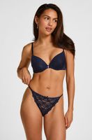 hunkemoller tanga mini azul