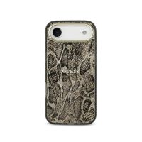 guess funda para iphone air r carcasa pctpu con magsafe estampado piton marron diseno elegante y ajuste preciso
