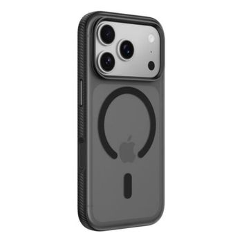 Funda para móvil Belkin SheerForce tipo cover reciclada negra compatible con MagSafe para iPhone 17 Pro