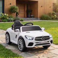 coche electrico ninos mercedes-benz sl500 con mando blanco aiyaplay