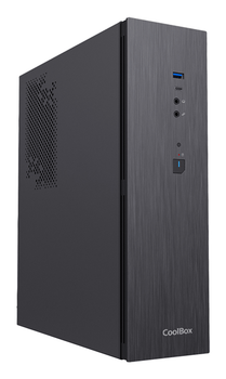 COOLBOX CAJA MATX SLIM T370 USB-C 3.2 GEN1 FTE.500GRT 500W Negro Incluye Fuente