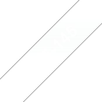 Cinta Brother TZe-145 laminada 18 mm x 8 m blanco sobre transparente gris