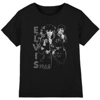 elvis presley camiseta leathered para nina
