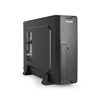 TOOQ Caja Slim Micro-ATX TQC-3007U3C-B, Negra Negro Incluye Fuente