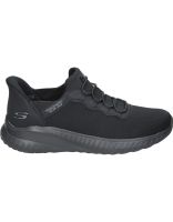 zapatilla skechers slip-ins work squad chaos sr stivig negra 200254ec-blk 44