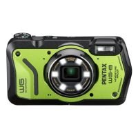 camara compacta pentax wg-8 20mp zoom 5x 4k sumergible verde