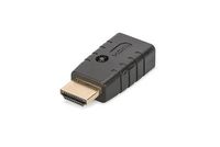 digitus 4k hdmi edid emulador - ultrahd 4k60hz - para hdmi extender conmutadores divisores conmutadores de matriz - funcion de clonacion - hdcp 22 hdr - negro
