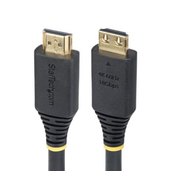 Cable HDMI StarTech 5m Conectores de Agarre 4K60Hz 18Gbps