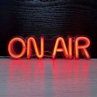 on air neon sign