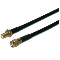 digitus cable prolongador de antena wifi sma mh 3m